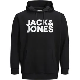 Jack & Jones PlusSize Hoodie Schwarz 3XL