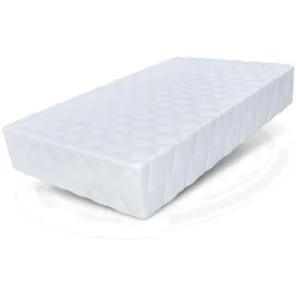 Fdm Matratze 100x200 cm 7-Liegezonen Härtegrad H3 (Mittelhart) 23 cm Höhe Polyurethan-Schaum Öko-Tex Allergikergeeignet Bezug Abnehmbar Waschbar TFK