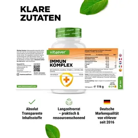 Vit4ever Immunsystem Komplex Kapseln 180 St.