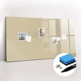 Tulup Magnettafel 120 x 60 cm Beige/Khaki