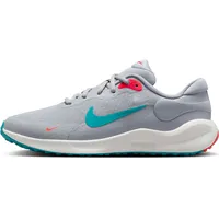Nike Revolution 7 Road Kinder wolf Grey/Dusty Cactus-Bright CRIMS,