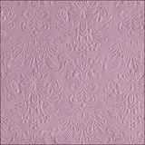 Ambiente Home Ambiente Servietten Lunch - Party 33x33cm Elegance Pale Lilac geprägt / embossed