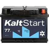 KaltStart BATTERIEN Autobatterie 12V 77Ah 750A/EN für WINTER Starterbatterie PKW geeignet, absolut wartungsfrei ersetzt 70Ah 72Ah 75Ah