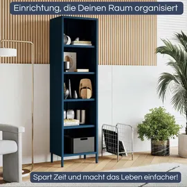 Jan Nowak Bücherregal 180 x 50 x 35 cm Dunkelblau