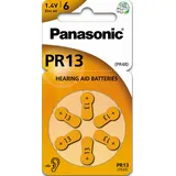 120x Panasonic Worldwide PR13 (PR48) Hörgerätebatterien 368 436 PR-13/6BL