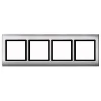Merten Rahmen 4fach, aluminium