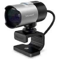 Microsoft LifeCam Studio (2 Mpx), Webcam, Schwarz, Silber