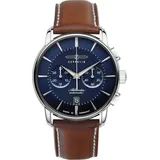 Zeppelin Atlantic Automatik Herrenuhr - Braun/Blau