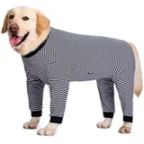 Axcimond Hundebody mit beinen für große und mittelgroße Hunde Op Body Hund Kastration Hündin Rüde Hundebody Nach Op mit Reißverschluss Hunde Einteiler Ganzkörper Leckschutz Hund Halskrause Alternative