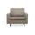 Konsimo Sessel Invia Leder/Mikrofaser 98 x 87 x 0 cm Grau