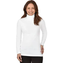 TRIGEMA Rollkragenshirt Weiß XS