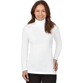 TRIGEMA Rollkragenshirt Weiß XS