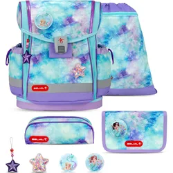 Belmil Classy Plus ergonomisches Schulranzenset 5tlg. - "Mermaids" Koffer24