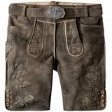 Stockerpoint Trachtenlederhose Bastian grau 46