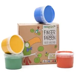 neogrün Fingerfarben Aki 4er-Set