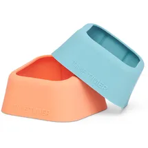 Time Timer Gehäuse für Time Timer Home MOD - 60 Minuten Visueller Timer Home Edition für Kinder – Homeschooling, Timer für Schultisch, Bürotisch und Meetings mit lautlosem Betrieb - 2er Pack (Orange & Blau)
