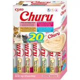 INABA Churu Multipack mit Meeresfrüchten 60 x 14 g