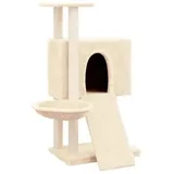 vidaXL Kratzbaum 71 x 71 x 96 cm creme