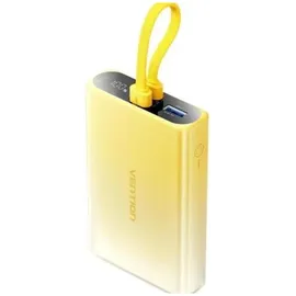 Vention Powerbank Vention 10000 mAh 22,5W Gelb USB-C Lightning USB-A