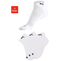 Puma Unisex Quarter Sock, White, 43/46