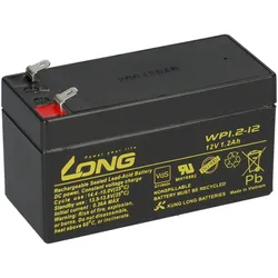 AGM BLEI AKKU BATTERIE 12V 1,2Ah + LADEGERÄT