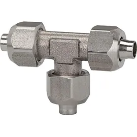 Riegler Schlauch T-Verbinder 8/6 mm SW1 14 SW2 10 ES 1,4404