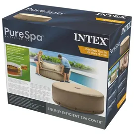 Intex Energiesparabdeckung PureSpa braun 198 x 72 cm