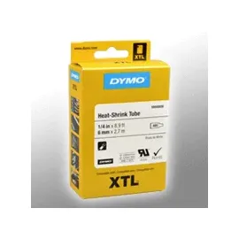 Dymo Schrumpfschlauch XTL 1868809 schwarz auf weiß 6mm x 2,9m