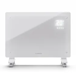 Klarstein Bornholm Smart 1500 Konvektions-Heizgerät 1500W WiFi LED IP24 Weiß