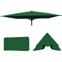 Ersatz-Bezug für Gastronomie Sonnenschirm MCW-D20, Sonnenschirmbezug Ersatzbezug, 5x5m (Ø7,2m) Polyester ~ dunkelgrün