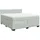 vidaXL Boxspringbett 180 x 200 cm Hellgrau