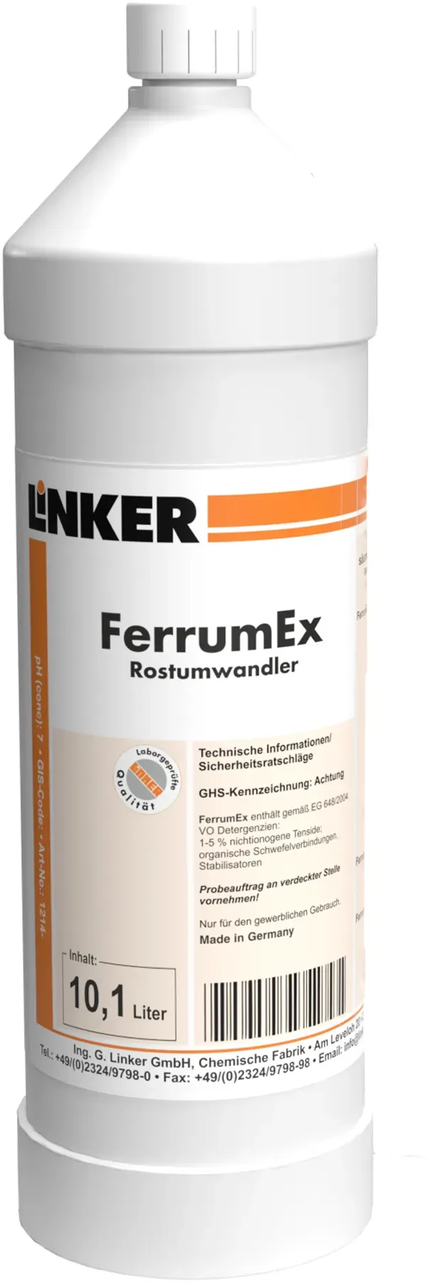 Linker Rostentferner Ferrum EX 1 Liter Flasche