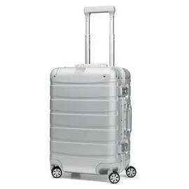 Redolz Pro Aluminium 4-Rollen Cabin 55 cm / 42 l silber
