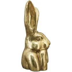 Hasenkopf Aurum gold aus Polyresin