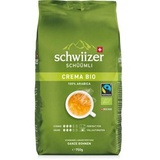 Schwiizer-Schüümli Kaffee Crema, BIO, ganze Bohnen, fairtrade, 750g