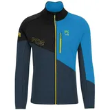 Karpos Val Viola Fleece Mit Durchgehendem Reißverschluss - Midnight / Black / Diva Blue - 2XL