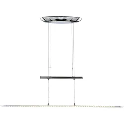 Moderne LED Hängeleuchte aus Chrom TELESTO