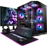 Vibox X-190 Gaming PC Set Komplett - Monitor 27 Zoll - Intel Core i9 14900KF 6,0 GHz - Nvidia RTX 5090 32 GB - 32 GB RAM - 2 TB NVMe M.2 SSD - Wind...