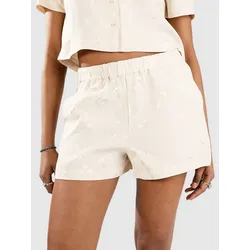 Brixton Silky Jacquard Shorts whitecap floral jacquard Gr. S