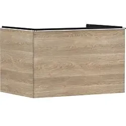 hansgrohe Xelu Q Waschtischunterschrank 54056000 780x485x550mm, mit Schubkasten, Eiche Natur, chrom