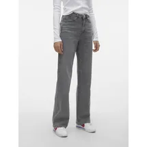 Vero Moda Tessa Wide Ra206 Hochtaillierte Jeans Medium Grey Denim 30 32