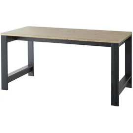 Innostyle Schreibtisch Jasmin Graphit / Artisan Eiche