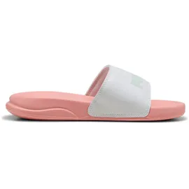 Puma Popcat 20 Jr Unisex Schiebe-Sandalen, PUMA white/peaceful blue/pink fruit 38