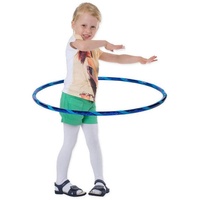 Hoopomania Hula-Hoop-Reifen Super Star Kinder Hula Hoop, Ø60cm, Blau-Blau blau Ø 60 cm