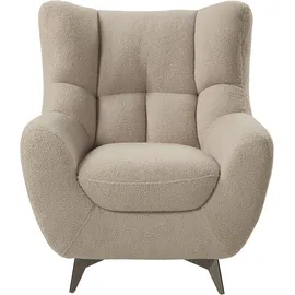 Atlantic Home Collection Sessel Shawn Teddystoff 88 x 91 x 98 cm Beige