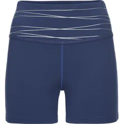 Damen Sporthose dunkelblau|silber L