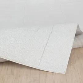 livabliss Monaco Wohnzimmer Boho, großer Schlafzimmer 160x213 cm Esszimmer mit geometrischem Muster, Skandinavischer Wohnzimmer modern in Creme, Orange, Braun