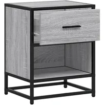 vidaXL Nachtschrank Grau Sonoma 40 x 31 x 50 cm Grau