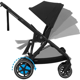 Cybex e-Gazelle S Moon Black (Black Frame), Schwarz