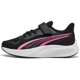 Puma Pounce Lite Ac+ Kids Black/Posie Pink/White 34
